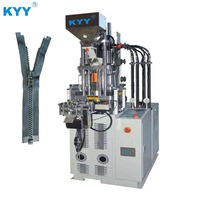 Machine de moulage par injection KYY Auto Hydraulic Top Stop&Pin Box 30g, Prix de la machine à fermetures éclair en plastique à extrémité ouverte, Machine de fabrication de fermetures éclair