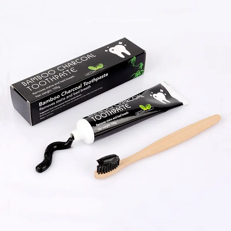 Best Selling Bamboo Mint Flavor Tooth Paste Bamboo Charcoal Toothpaste for Whitening Teeth and Fresh Breath