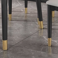 Ensemble de table à manger de luxe moderne pour cuisine avec 2, 4 ou 6 chaises