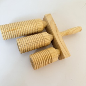 Instruments de musique Orff, jouets pour enfants, jouets de percussion préscolaire, claquettes en bois rainurées, tube à 3 tons, jouets éducatifs - Product Image 5