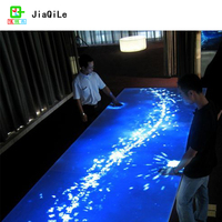 Aire de jeux intérieure gigantesque interagir 3D LED musique danse interactive piano plancher projecteur VR jeux pour enfants