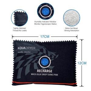 Indicateur d'<span class=keywords><strong>humidité</strong></span> sac de déshumidificateur Rechargeable sacs de Gel de silice sachets de sécateur <span class=keywords><strong>absorbeur</strong></span> d'<span class=keywords><strong>humidité</strong></span> réutilisable pour coffres-forts <span class=keywords><strong>placard</strong></span> sous-sol - Product Image 5