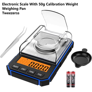고정밀 50g/100 g디지털 포켓 스케일 골드 다이아몬드 무게 0.001g LCD 측정 보석 스케일 배터리 전원 크라 스케일 - Product Image 6