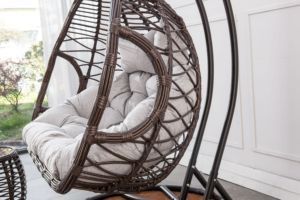 Rotin tissé meubles maison mode panier suspendu <span class=keywords><strong>style</strong></span> moderne tissé rotin suspendu <span class=keywords><strong>chaise</strong></span> berceau balançoire extérieure - Product Image 5