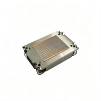 Refroidisseur de processeur passif pour serveur 205W 1U Intel LGA4189-M71, carte mère rectangulaire, 3 caloducs en cuivre, base en cuivre, ailettes en aluminium