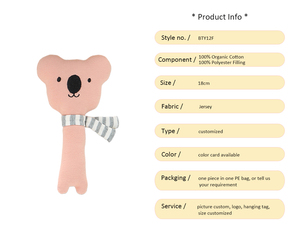 Ensemble de hochets pour bébé 100% coton bio jouets sensoriels <span class=keywords><strong>lumineux</strong></span> pour nouveau-né jouets de dentition pour bébé - Product Image 6