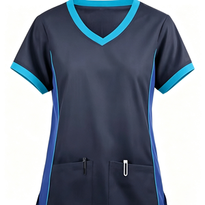 Blouses et chemises médicales personnalisées multi-tailles (XXS-6XL) en tissu Spandex/Polyester - Product Image 3