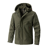 Blouson Bomber Homme Printemps Automne Décontracté Extérieur Streetwear Coupe-Vent Polyester Vente en Gros Manteau Vêtements de Travail Alpinisme Chaud