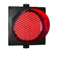 Pemasok Lampu Lalu Lintas Dia.400mm(16inci) Lampu Lalu Lintas LED Bola Merah dengan Lensa Jaring Laba-laba