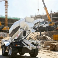 Meilleur prix pour un camion malaxeur à béton autochargeur de 4,2 m³ avec alimentation automatique par pelle
