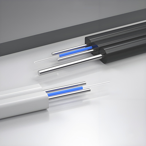 Кабель оптоволоконный самонесущий GJYXCH GJYXFCH для наружной прокладки, FTTH, тип 8, одномодовый, 1/2/4 волокна, для подключения оптоволокна к дому - Product Image 4