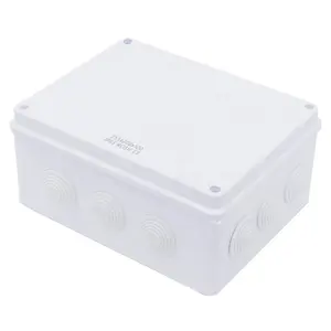 FSCAT 255x200x120mm ABS Dustproof Electrical Junction Box, Industrial Installation Plastic Junction Box