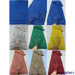 Đậu và Cording thời trang pha lê thiết kế ren vải cl67411 - Product Image 2