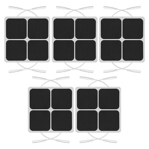 แผ่นอิเล็กโทรด 50x50 มม. ผ้าไม่ทอ แผ่นนวดบำบัดพร้อมสายไฟ 20 ชิ้นต่อแพ็ค - Product Image 2