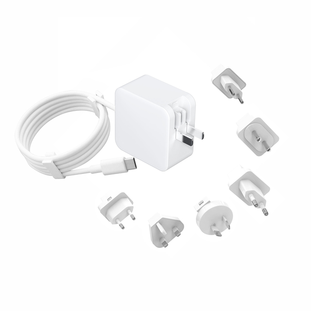 65W Power Adapter Laptop Charger with Type-C Port for Apple Macbook Pro/Air SCP Gan Material