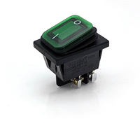 Interrupteur à bascule étanche intégré KCD4, prix de gros, 16A 220V, auto-bloquant ON-OFF, quatre broches, deux vitesses, à visser avec voyant lumineux