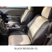 Pour Dodge Challenger 2015-2020 2021 2022 2023 2024 2025, 5 places, housses de siège sur mesure, accessoires de voiture, cuir artificiel de qualité supérieure
