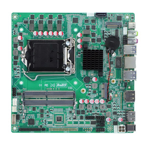 Carte mère Intel H470 Mini ITX LGA 1200 DDR4 pour ordinateur de bureau, carte de contrôle industrielle avec réseau et son intégrés - Product Image 1