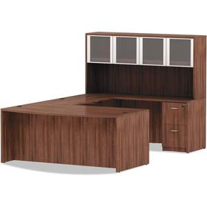 Organisateur de bureau et de tiroirs Alera Valencia Series Modern Walnut Credenza Shell 70,88 l x 23,63 profondeur x 29,5 hauteur - Product Image 2