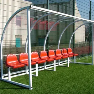 Soccer Pitch Seat Grandstand Seat for Football Field Player Bench/soccer Team Shelter China High Density Polypropylence(hdpe)