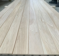 Panneau mural en bois massif de chêne blanc, revêtement mural en bois dur naturel, panneau décoratif en bois pour intérieur