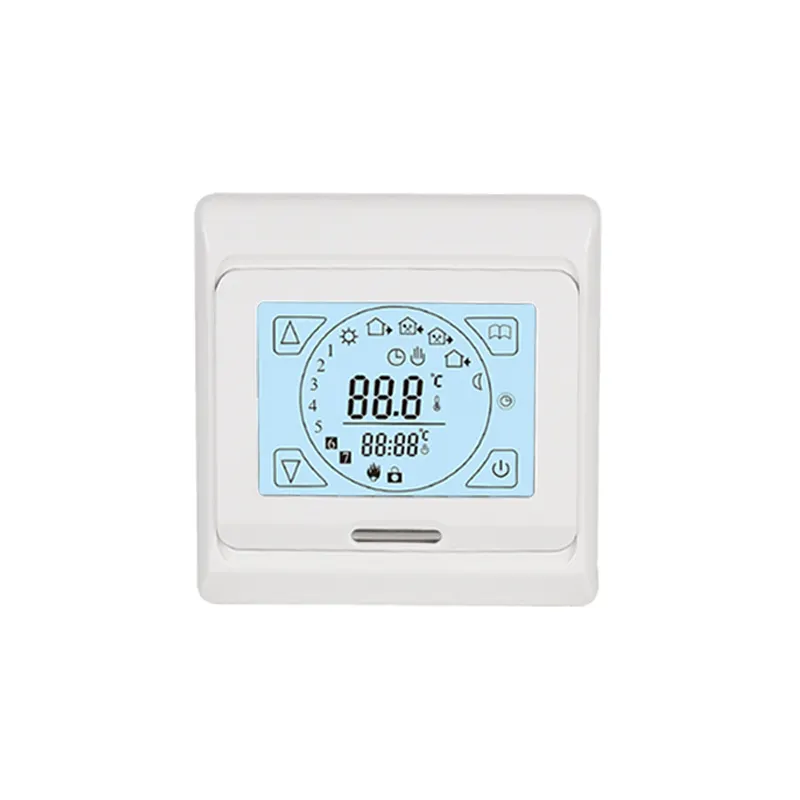 Контроллер температуры, ЖК-экран, приложение Tuya, Еженедельный программируемый комнатный термостат