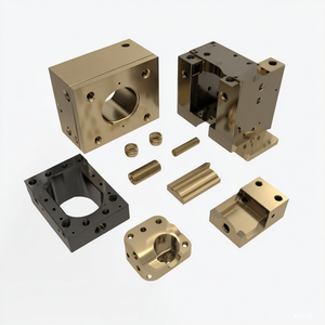 OEM tùy chỉnh 5 trục CNC gia công dịch vụ phay & biến của thép không gỉ nhôm đồng thau đồng bộ phận kim loại - Product Image 2