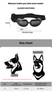 <span class=keywords><strong>Casque</strong></span> de sécurité pour <span class=keywords><strong>chien</strong></span>, <span class=keywords><strong>casque</strong></span> de moto avec ouvertures pour les oreilles, pour chiens de petite et moyenne taille - Product Image 2