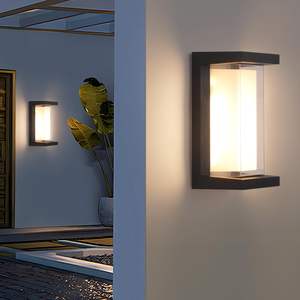 Lámpara de Pared Exterior Cuadrada, Iluminación Superior e Inferior, de Aluminio, Impermeable, LED, para Patio, Venta al Por Mayor - Product Image 4