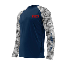 Chemises de pêche personnalisées avec logo UPF 50+, protection UV, séchage rapide, camouflage personnalisé, polyester, vêtements de pêche pour hommes, manches longues