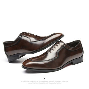 <strong>BLACK</strong> FRIDAY PRE-SALE Men's Premium Glossy Leather Oxford Shoes - Product Image 5