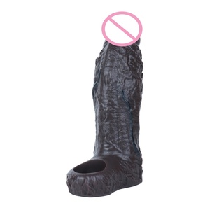 Extensor de Pene SXXY de 17 cm de Longitud, Color Negro, Funda para Pene, Accesorio para Retrasar la Eyaculación, Juguetes Sexuales para Parejas - Product Image 3