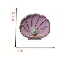 Très beau noir rose beige couleur Shell Style voiture climatiseur évent Clip diffuseur Auto décoration divers parfums