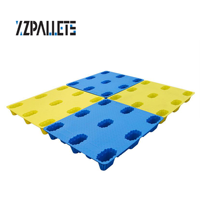 Palette en plastique logistique industrielle personnalisée, grande taille 1200x1200mm, empilable, robuste et économique, en promotion