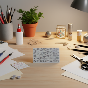 Adesivi con lettere Ilan Glitter 35 pezzi Colore 01 Rif. 27081 - Product Image 3