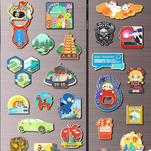 Aimant de réfrigérateur souvenir touristique belge au design moderne personnalisé Aimant de réfrigérateur souvenir de Bruxelles en relief - Product Image 5