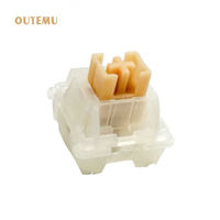 Interrupteur mécanique Outemu Topaz 5 broches, silencieux, tactile, anti-poussière, interrupteur de clavier remplaçable à chaud, personnalisable, DIY