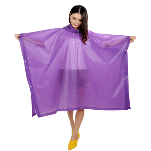 Polar Everest violet 160 g pluie PEVA <span class=keywords><strong>poncho</strong></span> imperméable camping accessoires imperméable pluie <span class=keywords><strong>poncho</strong></span> pour adultes hommes femmes - Product Image 2