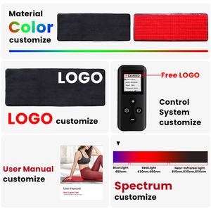 Penjualan terlaris TLB1000 tikar Yoga seluruh tubuh cahaya merah selimut terapi Pod 660:850nm lampu inframerah LED terapi tempat tidur kecantikan perawatan pribadi - Product Image 5