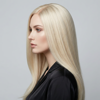 Topper en cheveux humains Remy européens doublement tirés, brun clair respirant, avec système d'intégration en maille filet, pour femmes souffrant de cheveux clairsemés, densité 150%