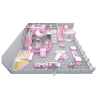 ALITA Mignonne Maisonnette d'École pour Enfants, Jeu de Rôle Intérieur Amusant, Taille Personnalisée, Capacité 200 Personnes, Tuyaux Galvanisés, Contreplaqué, Mousse