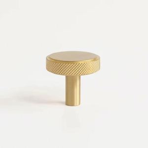 Tiradores y pomos redondos de aluminio modernos, económicos y ecológicos, dorados, para muebles de cocina, dormitorio y baño. - Product Image 2