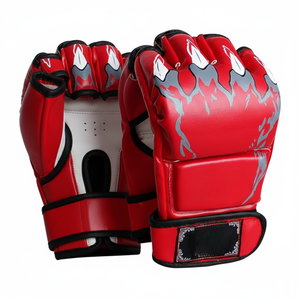 MMA & Boxing Gants intérieurs demi-doigts Conception rapide pour hommes et femmes, idéal pour l'entraînement Muay Thai et sac - Product Image 1