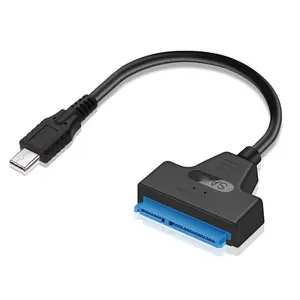 USB 3.1 Tipo C para Serial ATA 7 + 15 22Pin Cabo Adaptador