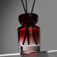 Diffuseur de parfum en verre de luxe personnalisé pour la maison, 100 ml, parfum longue durée, ensemble de diffuseurs à bâtonnets pour la chambre à coucher, le salon, rafraîchisseur d'air