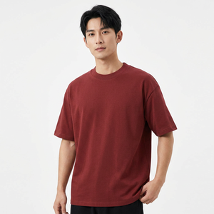 Men's <b>Lime</b> <b>Green</b> Short Sleeve O-Neck T-<b>Shirt</b> 100% Cotton Jersey Casual Solid Color Oversized Breathable 220g - Product Image 3
