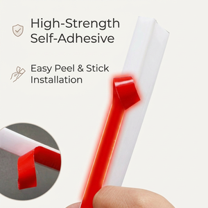 Barrière <span class=keywords><strong>de</strong></span> <span class=keywords><strong>douche</strong></span> en silicone souple <span class=keywords><strong>de</strong></span> qualité médicale, écologique, avec support auto-adhésif pour séparation humide/sec, <span class=keywords><strong>d</strong></span>écoupable et personnalisable - Product Image 3
