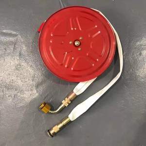 Red Painted Steel Reel with Swinging Rubber <strong>Fire</strong> Hose Reel <strong>Drum</strong> - Product Image 4