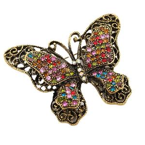 Broches européennes et américaines Yunlv, broches haut de gamme en alliage tridimensionnel incrustées de diamants, Ret - Product Image 5