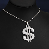 Nouveau Collier Croix en Titane Style Chrétien Europe-Amérique Printemps 2026 Bijoux Unisexe Pendentif Moto Perles Incrustées de Diamants